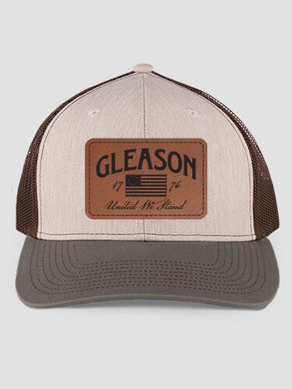 United We Stand : Structured Trucker Hats with Patch