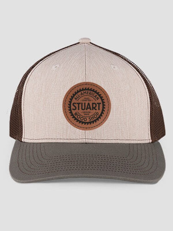 Wood Shop : Structured Trucker Hats with Patch