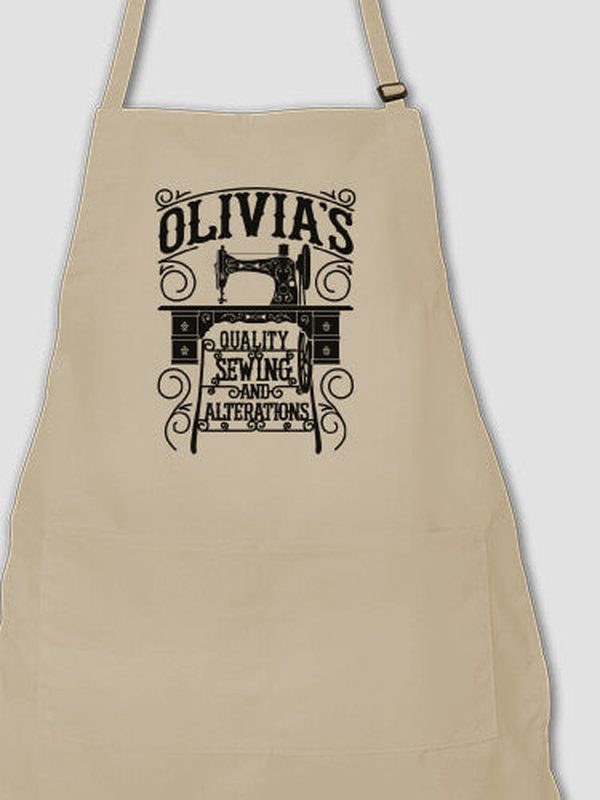 Sewing And Alterations : Printed Aprons