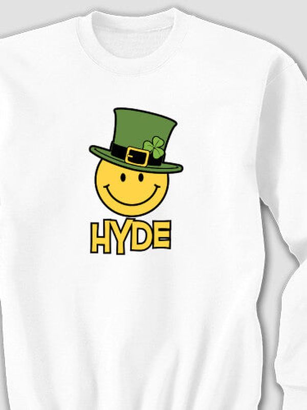 Irish Smiley : Printed Sweatshirts product image 3