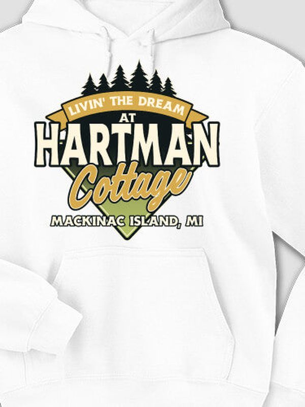 Livin' The Dream Cottage : Printed Hoodies product image 6