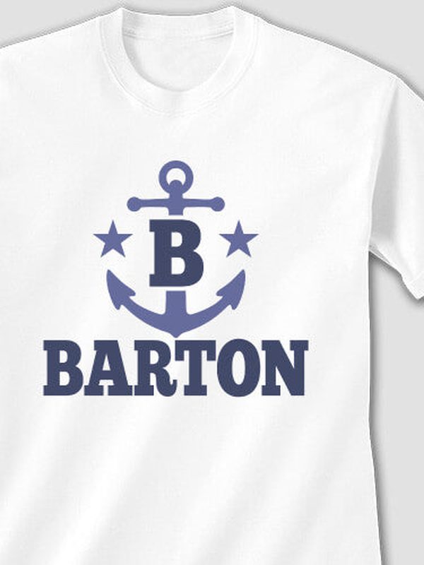 Nautical Monogram : Printed T-Shirts