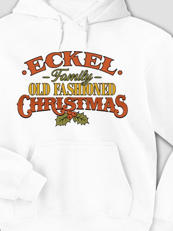 Old Fashioned Christmas : Printed Hoodies product image 3