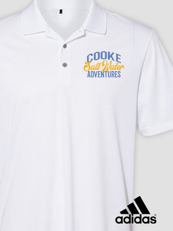 Salt Water Adventures : Embroidered Adidas® Polo Shirts product image 2
