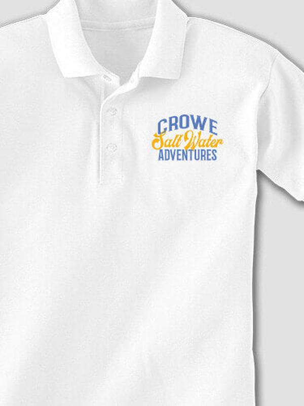 Salt Water Adventures : Embroidered Polo Shirts product image 3