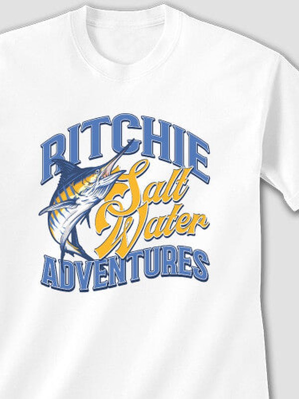 Salt Water Adventures : Printed T-Shirts