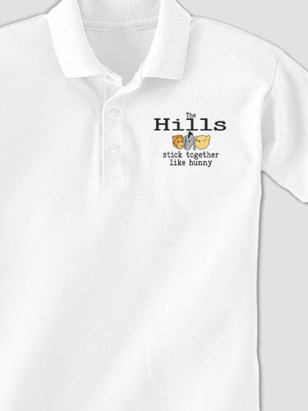 Stick Together : Embroidered Polo Shirts product image 2