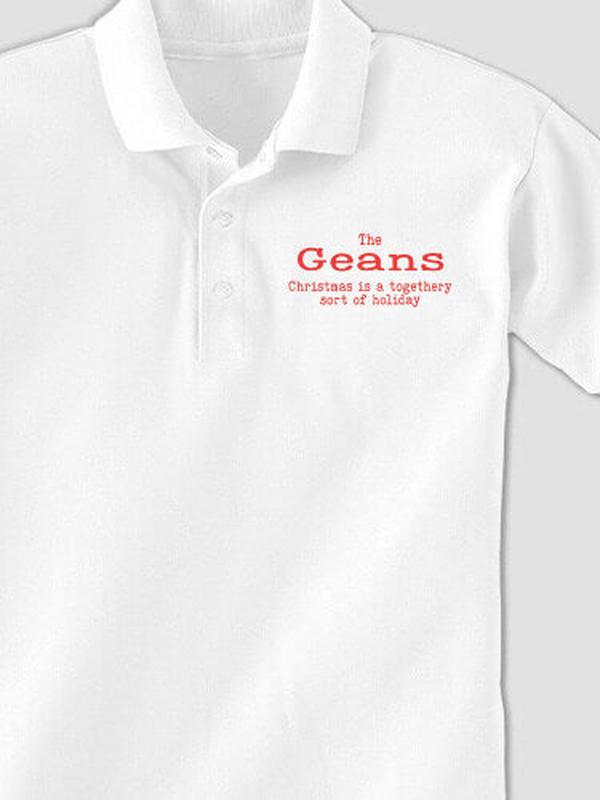 Togethery Holiday : Embroidered Polo Shirts product image 4
